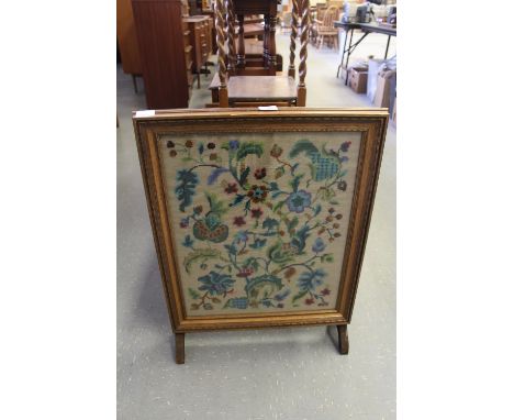 Needlework Fire Screen