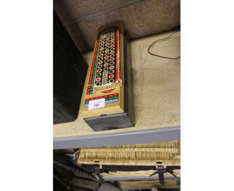 Old game and 2 cribbage boards