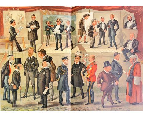 Caricatures: Vanity Fair, a group of 15 very clean Portrait Caricature Prints of Politician, Military, Sportsmen etc., & with