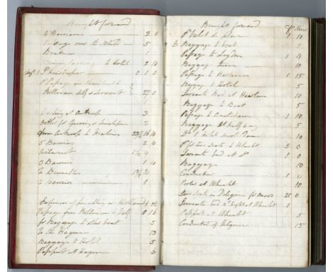Early 19th Century Travel JournalManuscript: A manuscript Journal of excursions from England through central Europe (Belgium,