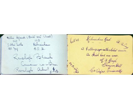 Cumann Na mBan Autograph Book Manuscript: A good small autograph book compiled by Maire Ni Fhloinn [Mary Glynn] of Sligo, det