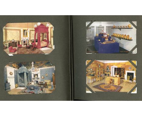 Postcards: Tuck (R.) The Queen's Dolls House Postcards, approx. 60 colourful cards unused, in orig. gilt decor. album; also a