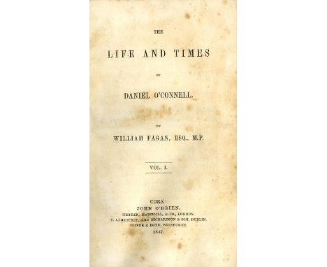 Moore (Thomas) The Life and Death of Lord Edward Fitzgerald, 2 vols. L. 1831. First Edn., 2 hf. titles, 2 frontis (port. & fo