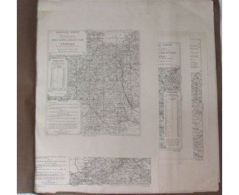 Atlas - Ordnance Survey of Ireland, Atlas containing 32 Index maps to the Counties of Ireland, updated to 1919. In various si