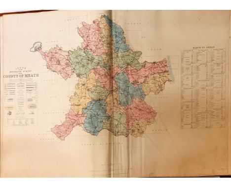 Atlas: Co. Meath: - Ordnance Survey, Atlas with Index to the Townland Survey of the County of Meath, lg. atlas folio D. May 1