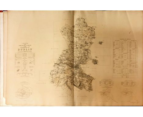 Atlas: Co. Dublin: - Ordnance Survey, Atlas with Index to the Townland Survey of the County of Dublin, lg. atlas folio D. 184