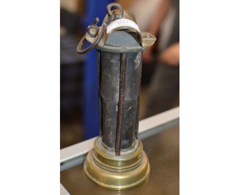 8½" OLD DAVEY STYLE MINERS LAMP BY MURRAY