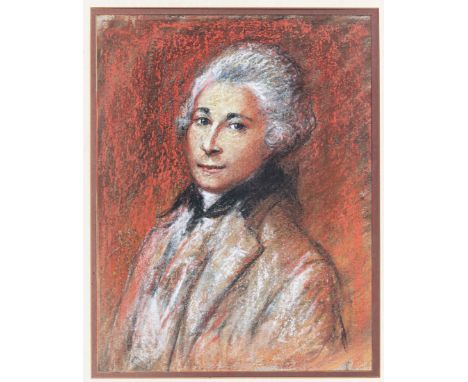 Attributed to Tom Keating (British, 1917-1984), Portrait of a gentleman wearing a frock coat, pastel, unsigned 12¾ x 9 7/8in.