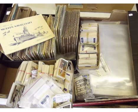 Cigarette Cards - large box of sets/part sets including large size with Wills Old Inns, Players Egyptian Sketches, Bensons Ol