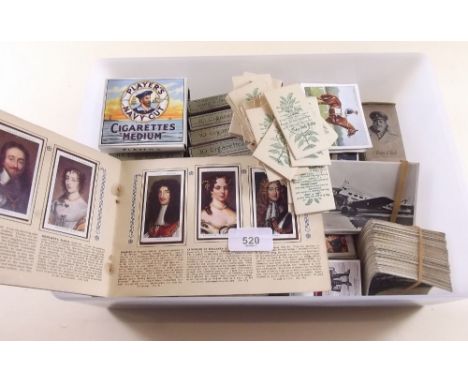 Cigarette cards - a large quantity sets/part sets, mostly Players including poultry, motor cars, colonial and Indian army bad