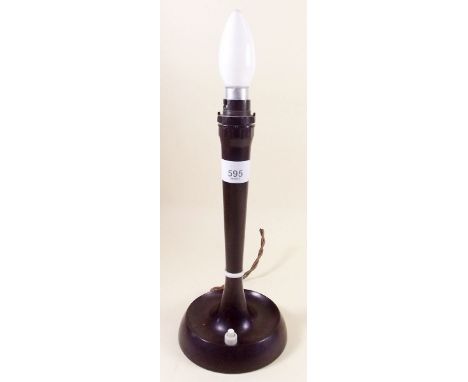 A Bakelite table lamp - 26cm