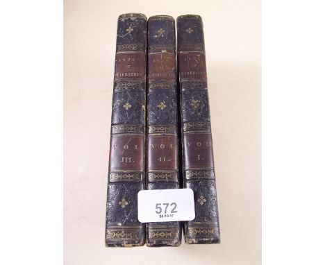 Sir Walter Scott 'Anne of Geierstein' - first edition 1829 in three volumes