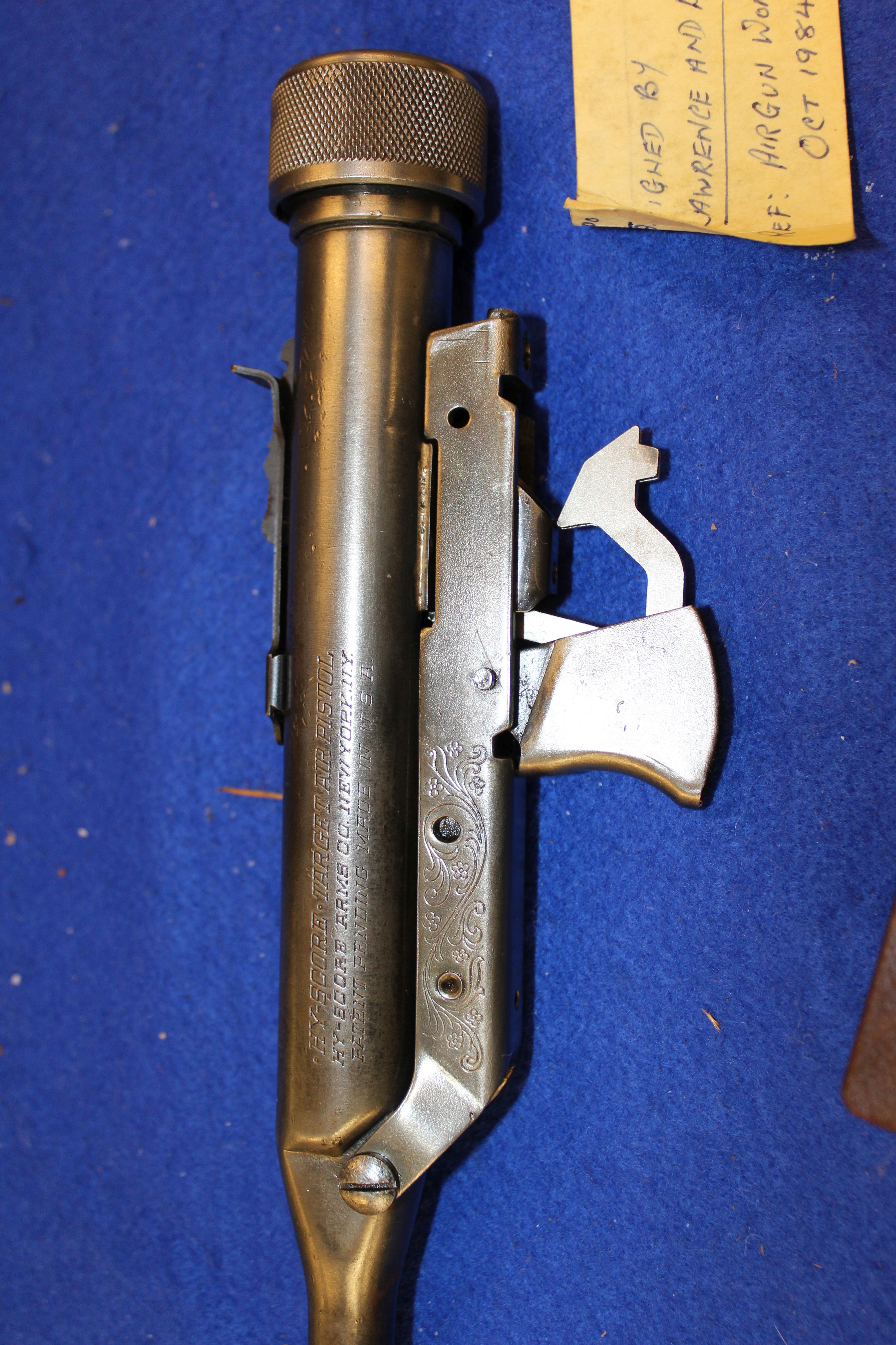 .177 HyScore target air pistol parts (a/f)