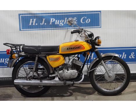Kawasaki GA90 motorcycle. 89cc. 1970. Comes with copy of dating letter from Aircooled RD Club. Frame No. GA-282530. Engine No
