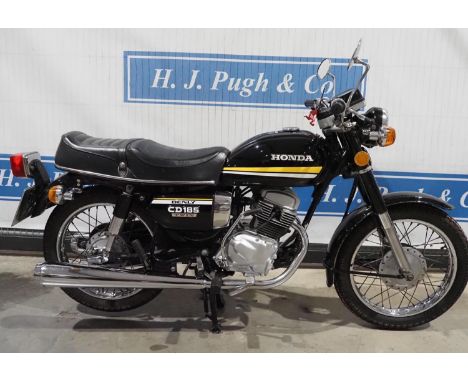 Honda CD185T motorcycle. 180cc. 1979. Runs and rides. In storage 1984-2020. Matching numbers, original owners manual and serv