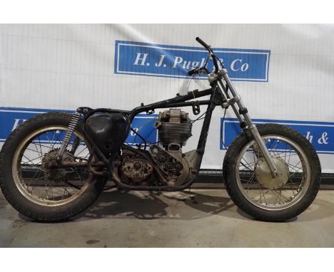 BSA DB34 rolling chassis. Frame No. CB322245. Engine No. DB34GS571. American import. 
