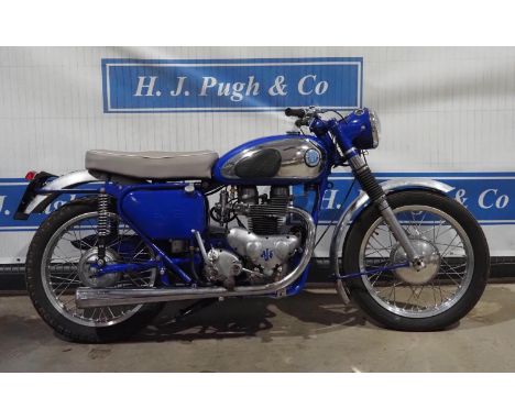 AJS CSR model 31 motorcycle. 1961. 650cc. Running order. Ground up restoration to include new Akront alloy rims, engine rebui