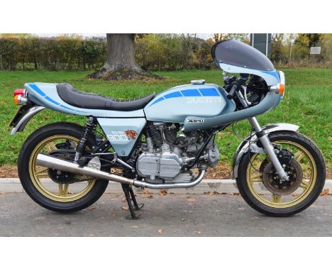 Ducati SS900 motorcycle. 1979. 864cc. Frame no. 903123 Engine no. 903529, please note these numbers do not match the V5.  Imm