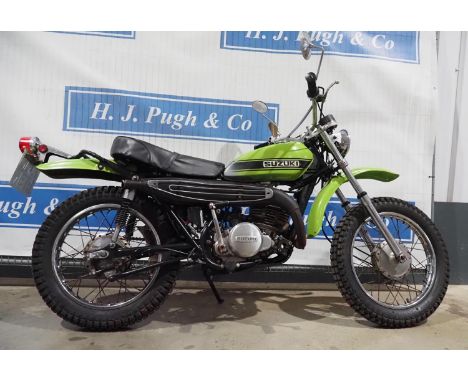 Suzuki TS250 motorcycle. 1971. 250cc. Frame No. TS2503-29172. Engine No. TS2503-98350. V5 and keys 