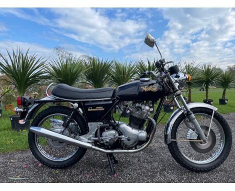 Norton Commando 850 motorcycle. 1974. US import, starts and runs, professionally rebuilt by Albert Sigmans. Totally rebuilt e