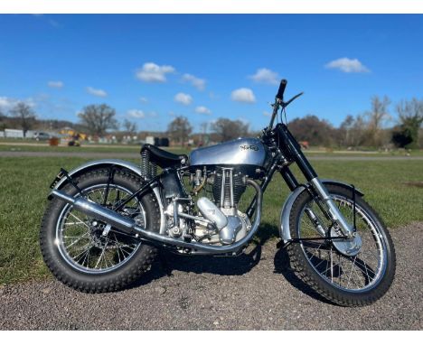 Norton 500T Tele Rigid trials motorcycle. 1950. 490cc. Frame no. 30023 This bike featured in classic dirt bike magazine. This