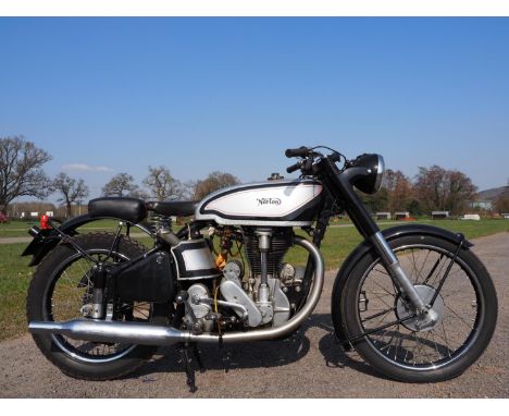 Norton ES2 motorcycle. 1951. Being sold as a deceased estate. Fitted with a 1947 Norton International engine. Engine no. B111