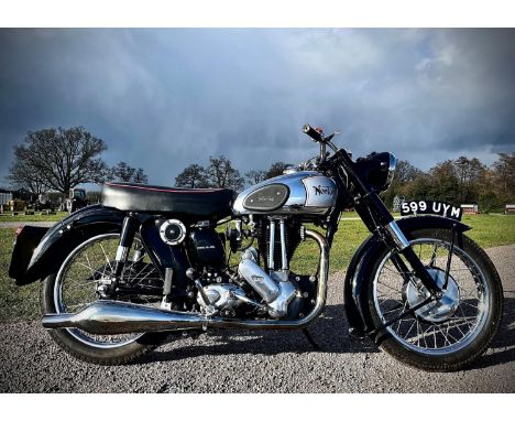 Norton Model J4 ES2 motorcycle. 1954. 490cc. Runs and rides. Frame No. J453462. Engine No. 53462J. Fully refurbished with pow