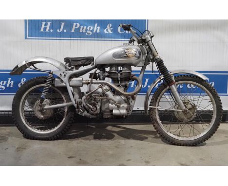 Royal Enfield SDW motorcycle. 1959. 350cc. Comes with original buff logbook and other paperwork. Frame No. 44992. Engine No. 