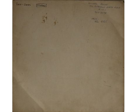 BEE GEES - UNRELEASED ACETATE LP - 'THE BEE GEES FIRST' SESSION - 9 TRACK SAMPLER (1967 IBC STUDIOS). Incredible to uncover 1