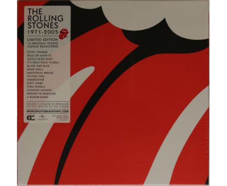 THE ROLLING STONES - 1971-2005 (2010 LP BOX SET 602527467108). The 2nd offering from the Back To Black series with this delux