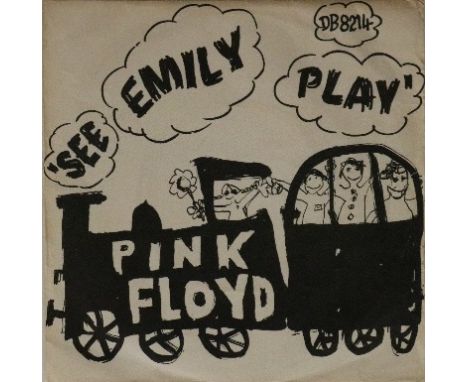PINK FLOYD - SEE EMILY PLAY - ORIGINAL UK 7" DEMO (COLUMBIA DB 8214). Fantastic Floyd rarities with this complete original UK