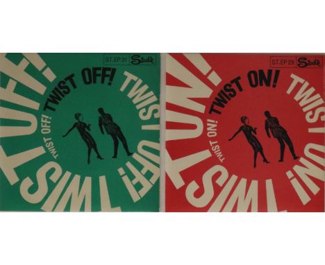 TWIST ON/TWIST OFF EPs (STARLITE RECORDS). "Bend those knees! Shake Those Hips!" with these 2 x super scarce original UK EPs 