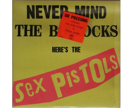 SEX PISTOLS - NEVER MIND THE BOLLOCKS HERE'S THE SEX PISTOLS LP (COMPLETE ORIGINAL UK 'SPOTS 001' PRESSING - V 2086, VDJ 24).