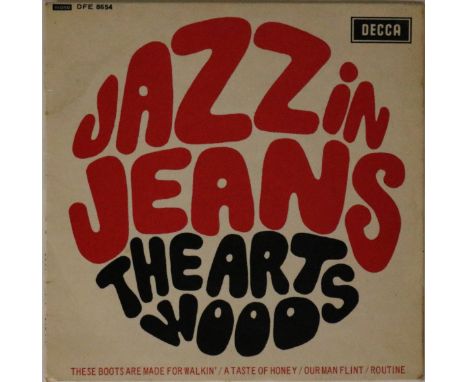 THE ARTWOODS - JAZZ IN JEANS EP (DECCA DFE 8654). The wicked 1966 (original) EP from Freakbeat legends The Artwoods! The reco