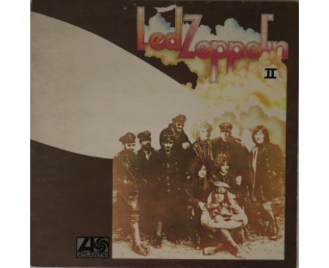 LED ZEPPELIN - II (1ST UK PRESSING LP - ATLANTIC 588198). Very neat original UK pressing of Zep's classic 2nd 1969 LP (Atlant