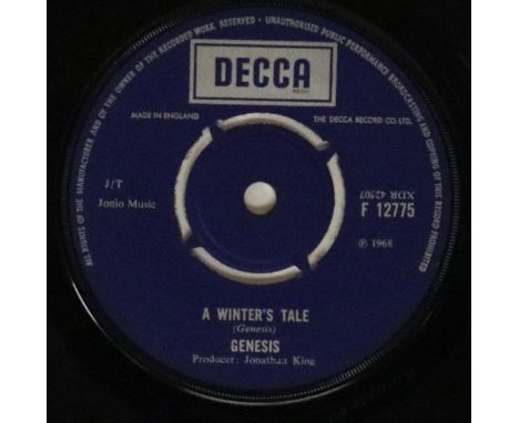 GENESIS - A WINTER'S TALE 7" (ORIGINAL PRESSING - DECCA F 12775). Extremely hard to find original UK copy of the 2nd single f