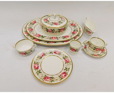 Royal Worcester Royal Garden large dinner tea and coffee service with tureens