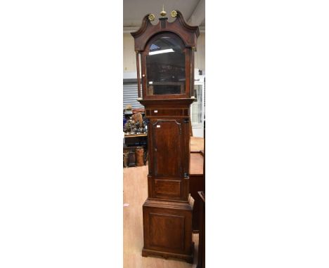 A George III long case clock, case only