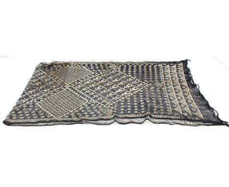 A Egyptian assuit scarf which comprises of Metallic gold and black thread long stole,which were very popular in the late 20’s