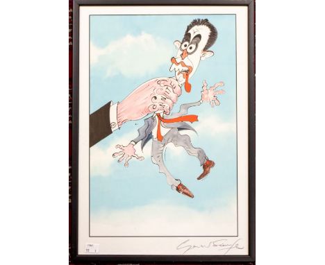 Gerald Scarfe (b.1936)Unite (Ed Miliband)lithograph, 47.5 x 32cmsigned in pencil on mount, with Certificate, limited edition 