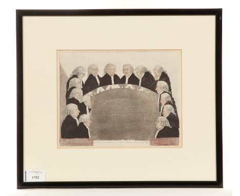 JOHN KAY (BRITISH 1742 - 1826), LAST SITTING OF THE OLD COURT OF SESSION, 11 OF JULY 1808 (sitters l-r: Hermand Balmuto; Bann