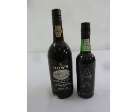 Dows Quinta Do Bomfim 1979 vintage port 75cl and 1989 LBV port 37.5cl