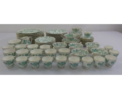 Wedgwood bone china part dinner service to include plates, bowls, cups and saucers (95)