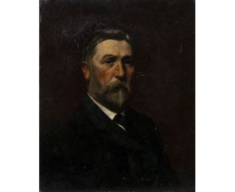 SAM FULTON (SCOTTISH 1855 - 1943), PORTRAIT OF A MAN oil on canvas, signed and dated '05 overall size 61cm x 51cm Unframed.