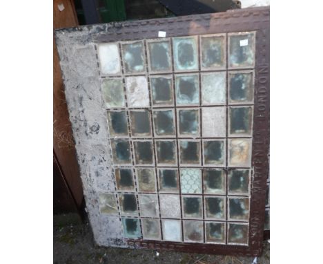 A large cast iron pavement light marked for Young &amp; Marten Ltd. London - minor damage to some prisms