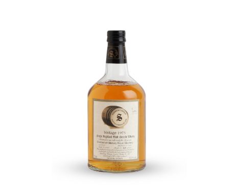  Glenury Royal-1975-26 year oldDistilled 6.8.75. Bottled 21.5.2002. Selected, produced and bottled for Signatory Vintage Scot