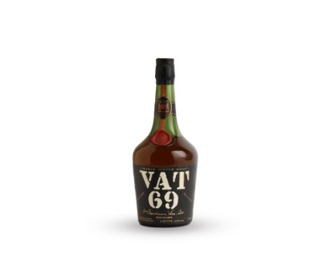  VAT 69Liqueur Scotch Whisky. By Appointment to HM King George VI, Wm. Sanderson &amp; Son Ltd., Distillers, Leith.Stopper co