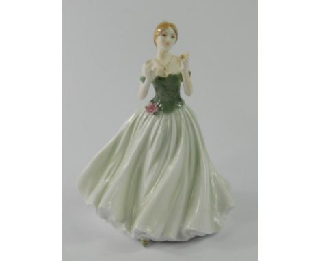 A Royal Worcester porcelain limited edition figure of Keepsake, modelled by J Bromley, no. 10831/12500, printed marks in blac