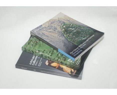 A Bonhams hardback Chinese catalogue entitled 'A Private North American Collection Of Scholar's Objects', Hong Kong 2012, ano