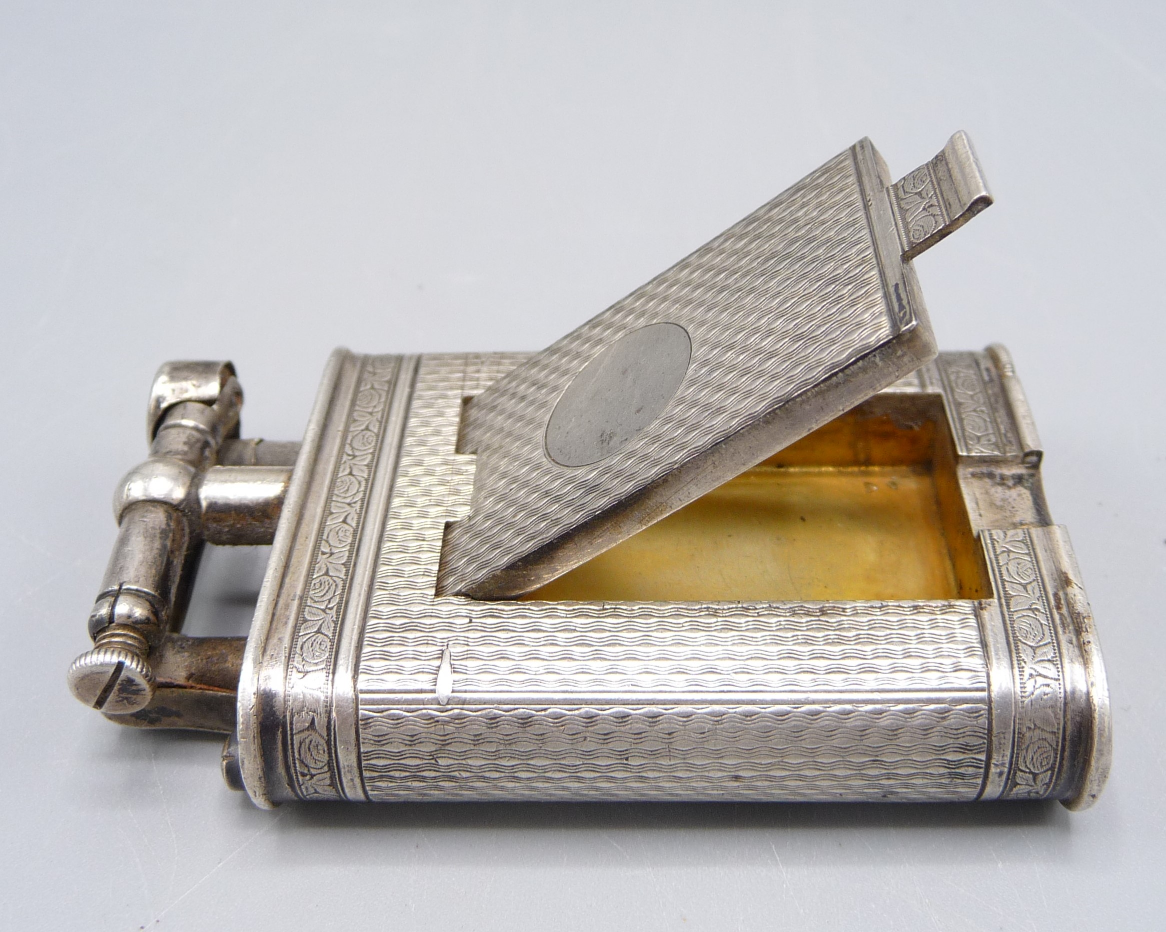 A rare silver Dunhill Unique compact lighter, Alfred Dunhill mark, made ...